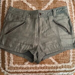 Free People Shorts with Zipper pockets